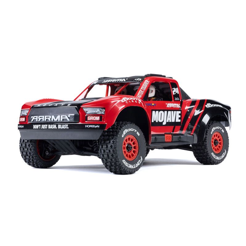 ARRMA MOJAVE GROM Mega 380 Brushed 4x4 Small Scale Desert Truck (Red/Black)