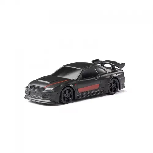 1/76 Turbo Racing C74 Micro On-Road Car RTR (Black R34 GTR)