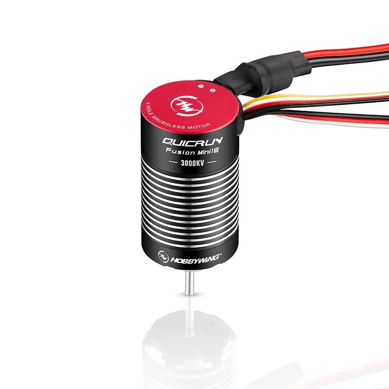 Hobbywing QuicRun Fusion Mini16 3000KV (370 Spec) 2in1 Brushless Motor/ESC w/FOC (CS3)