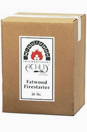 FATWOOD - REFILL  20 lb BOX