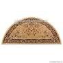 Hearth Rug - Half Round  ORIENTAL - Beige  (44 x 22)