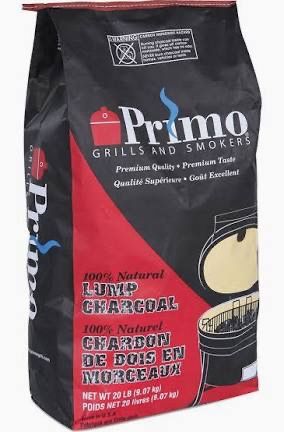 Primo Premium Natural Lump Charcoal 20 lbs.