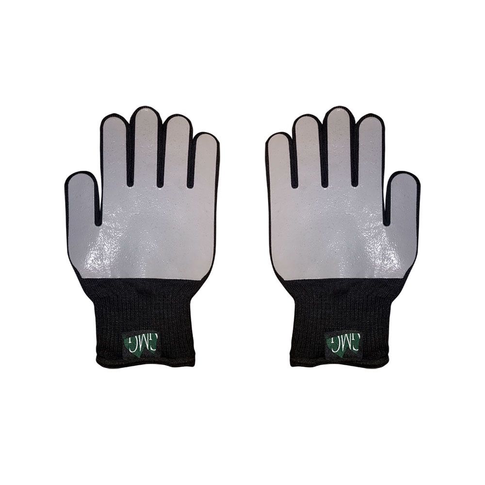 Silicone layered mitt