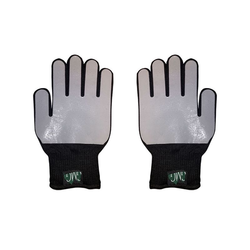 Silicone layered mitt