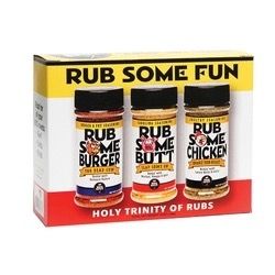 Three Little Pigs - Rub Some Fun  -  Holy Trinity  -  3 Pack Gift Box
