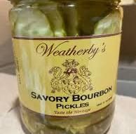 Weatherby's - Savory Bourbon Pickles - 16 oz