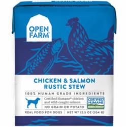 OPEN FARM DOG GRAIN FREE STEW CHICKEN &amp; SALMON 12.5OZ