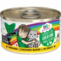 WERUVA BFF CAT OMG LIVE LOVE CHICKEN 2.8OZ