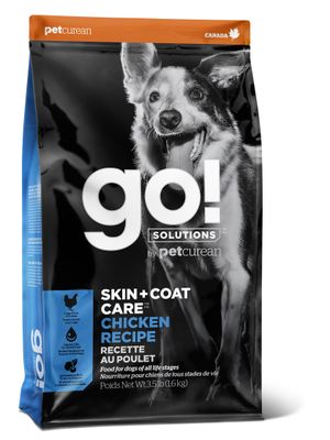 Go! Skin + Coat Care Chicken Dog Food  3.5 lb