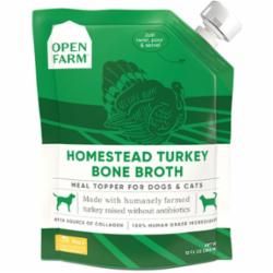 OPEN FARM DOG CAT BONE BROTH TURKEY 12OZ