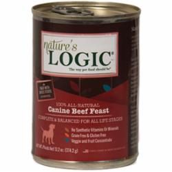 NATURES LOGIC DOG BEEF 13.2OZ