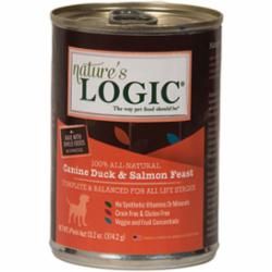 NATURES LOGIC DOG DUCK SALMON 13.2OZ