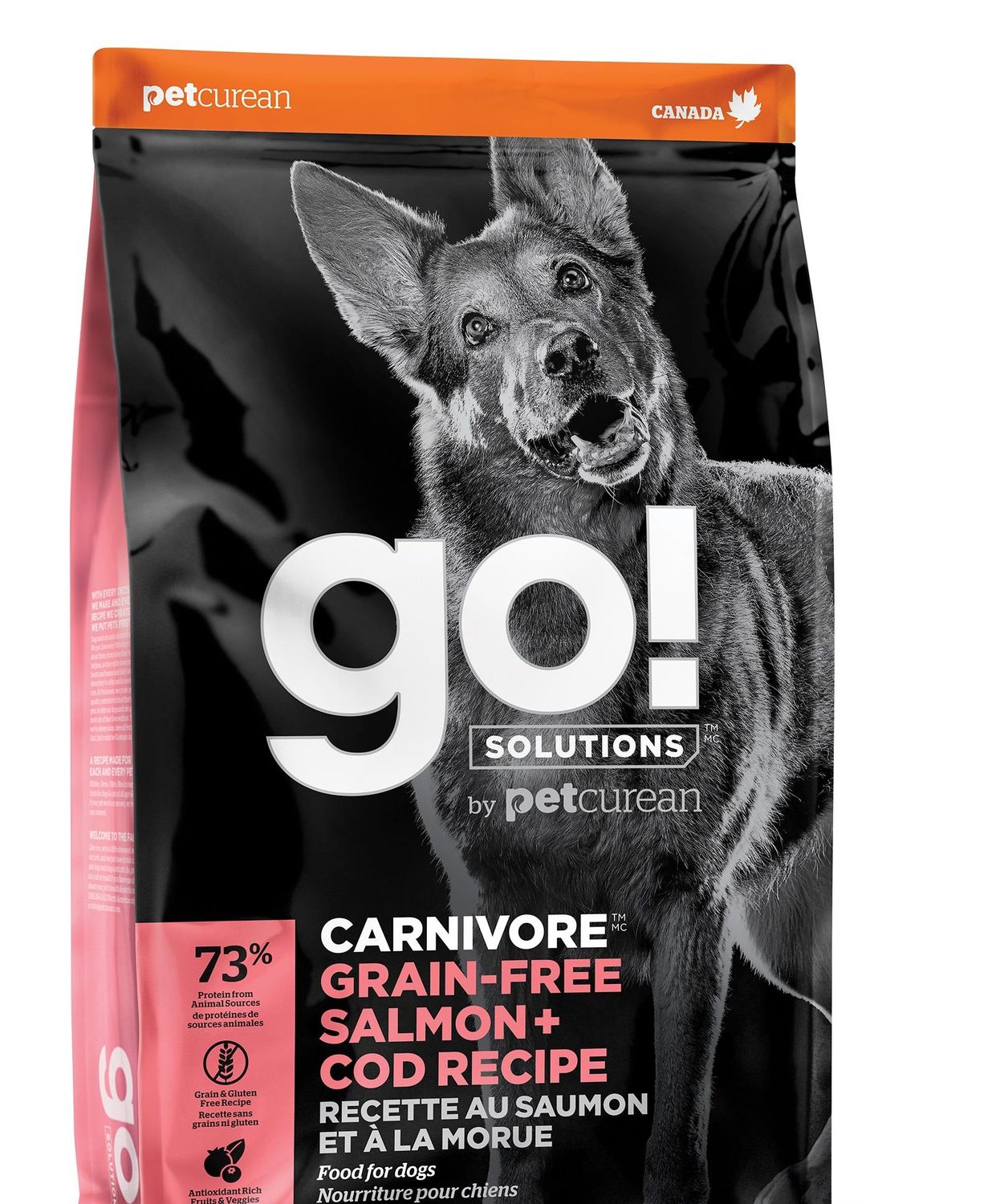 Go! Carnivore Grain Free Salmon + Cod Recipe for Dogs 22 lb