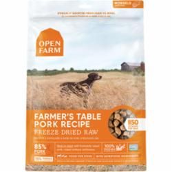 OPEN FARM DOG FREEZE DRIED MORSELS PORK 22OZ