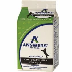 ANSWERS DOG CAT FROZEN ADDITIONAL GOAT MILK 1 PINT