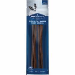 BARKWORTHIES DOG COLLAGEN GRAIN FREE BEEF STICK 12 INCH 2 PACK