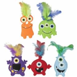 MULTIPET CAT MONSTERS WITH CATNIP 6 INCHES