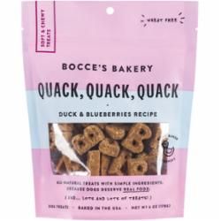 BOCCES BAKERY DOG SOFT &amp; CHEWY QUACK QUACK 6OZ
