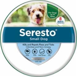SERESTO DOG SMALL COLLAR 8 MONTHS