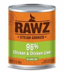 RAWZ DC 96% CHICKEN LVR 12.5oz CASE
