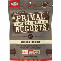 PRIMAL DOG FREEZE-DRIED VENISON 5.5OZ