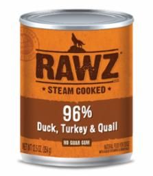 RAWZ DC 96% DUCK TRKY QUAIL 12. 5oz