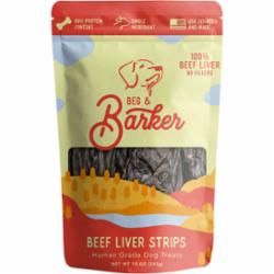 BEG &amp; BARKER DOG STRIPS BEEF LIVER 10OZ