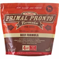 PRIMAL DOG PRONTO BEEF 4LB
