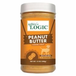 NATURES LOGIC DOG JAR PEANUT BUTTER 12OZ