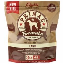 PRIMAL DOG FROZEN NUGGET LAMB 3LB