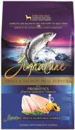 ZIGNATURE DOG 25LB WILD TROUT SALMON