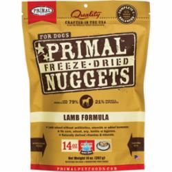 PRIMAL DOG FREEZE-DRIED NUGGET LAMB 14OZ