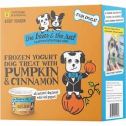 THE BEAR &amp; THE RAT DOG FROZEN PUMPKIN &amp; YOGURT 3.5OZ CUP