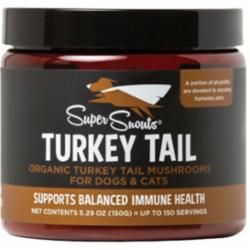 SUPER SNOUTS DOG CAT TURKEY TAIL MEDICINAL MUSHROOMS 150 GRAMS