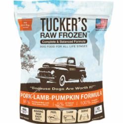 TUCKERS DOG FROZEN COMPLETE BALANCE PORK &amp; LAMB 3LB