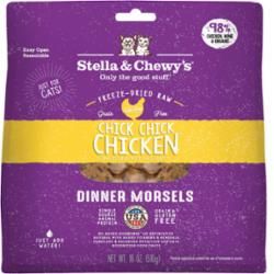 STELLA &amp; CHEWY&#39;S CAT FREEZE-DRIED CHICK CHICK CHICKEN DINNER 18OZ
