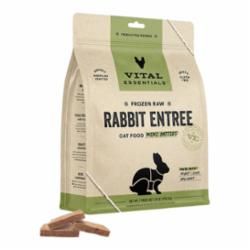 VITAL ESSENTIALS CAT FROZEN MINI PATTIES RABBIT 28OZ