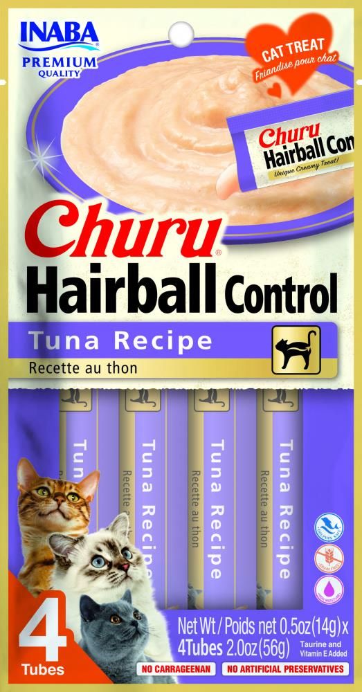 Inaba Churu Tuna Hairball Cat  2OZ