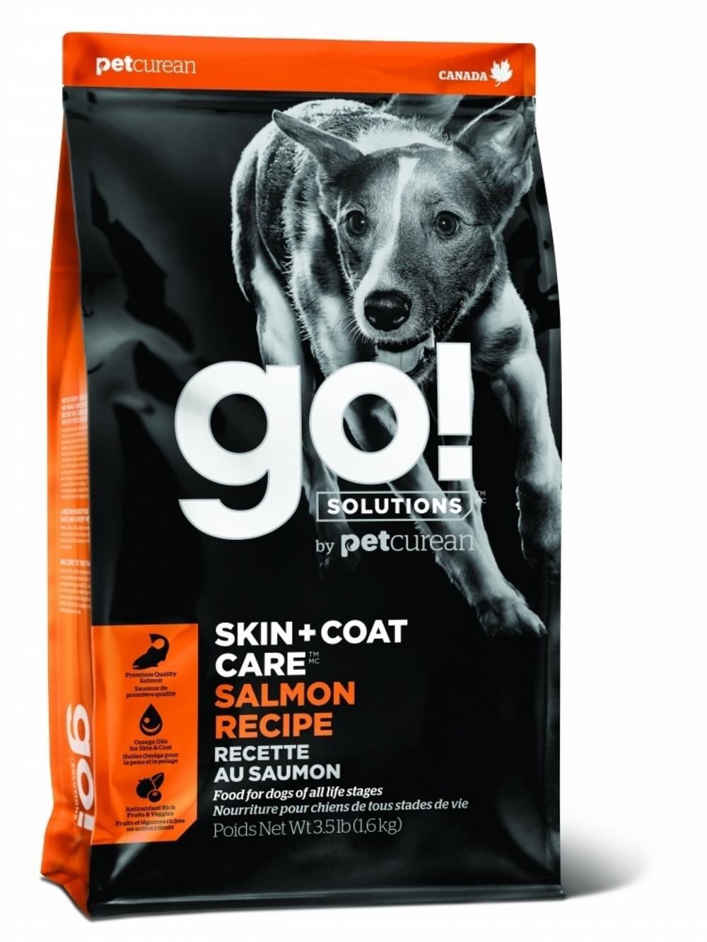 Go! Solutions Skin + Coat Care Salmon Recipe With Grains Dog 22 lb