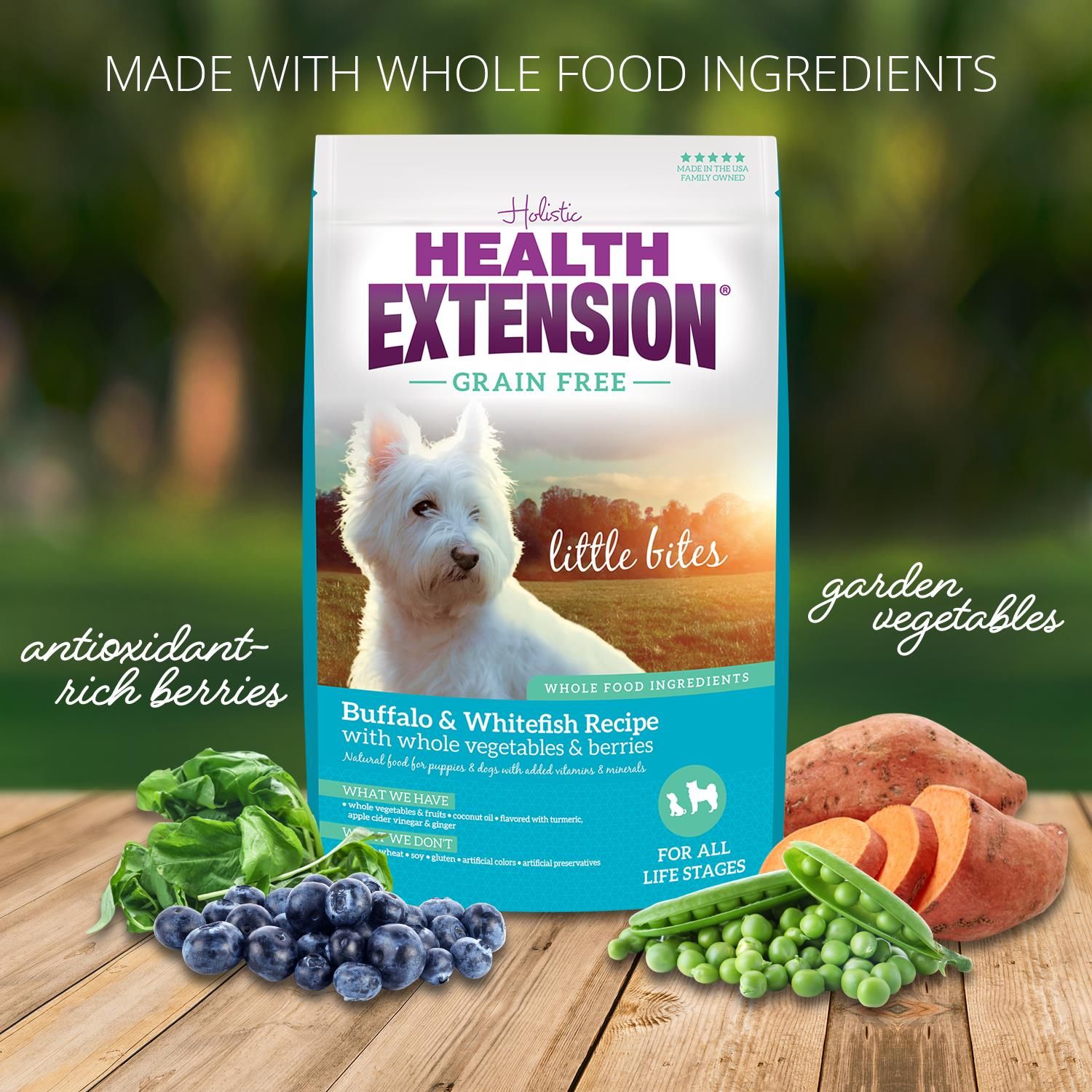 Health Extension little bites Buffalo &amp; whitefish 3.5 lbs