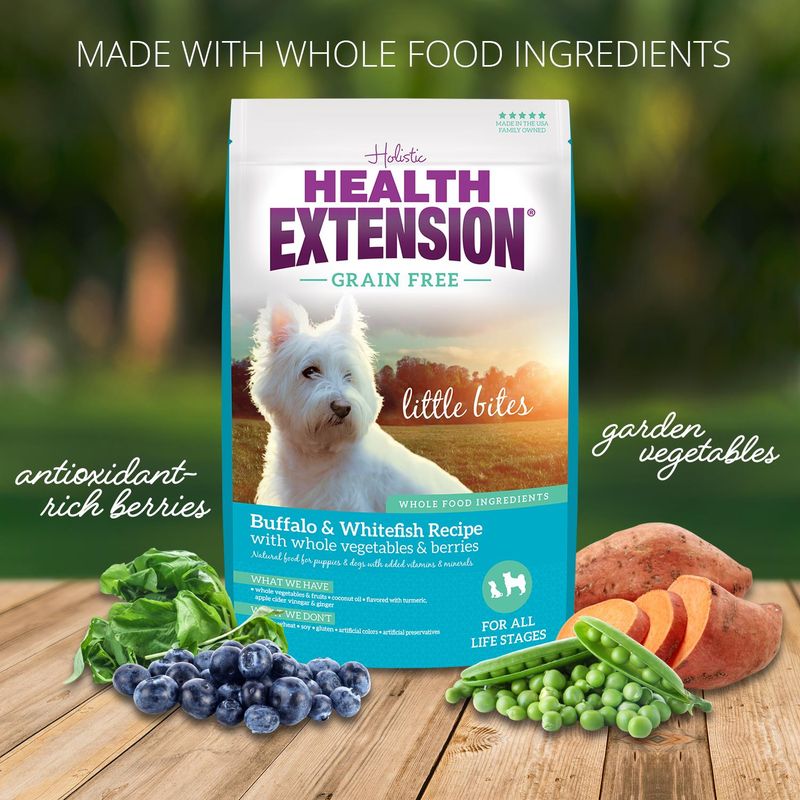 Health Extension little bites Buffalo &amp; whitefish 3.5 lbs