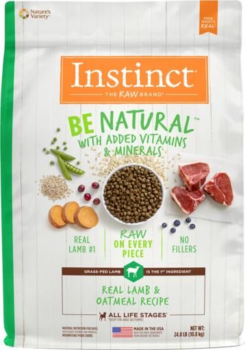 Instinct Be Natural Real Lamb &amp; Oatmeal Dog 24 lb
