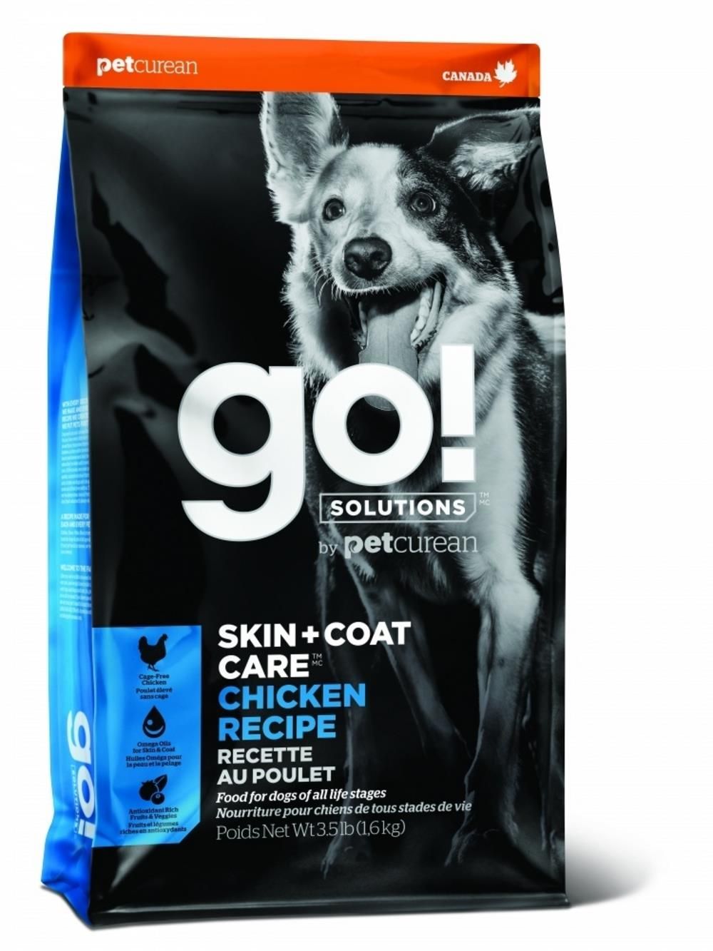 Go! Solutions Skin + Coat Care Chicken Recipe With Grains Dog 22 lb