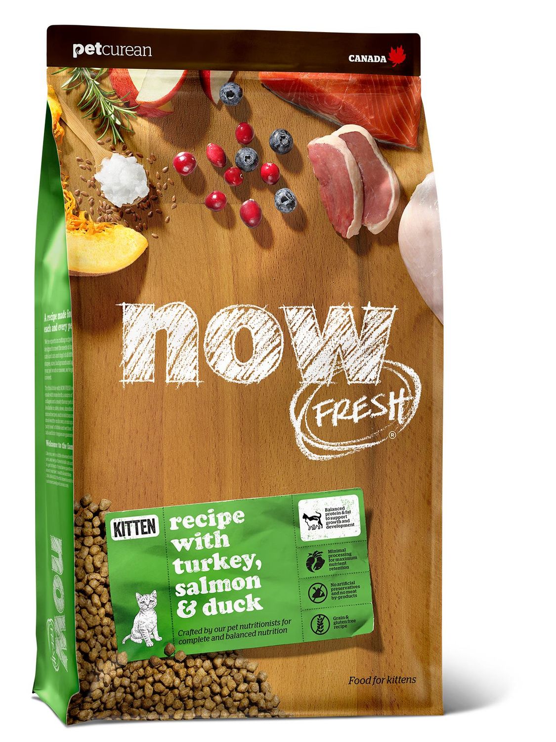 NOW FRESH CAT GRAIN FREE KITTEN TURKEY 3LB