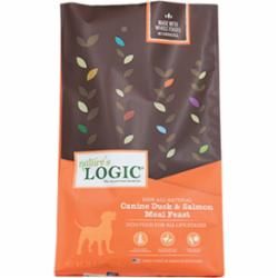 NATURES LOGIC DOG DUCK &amp; SALMON 25LB