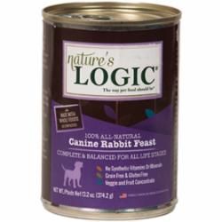 NATURES LOGIC DOG RABBIT 13.2OZ
