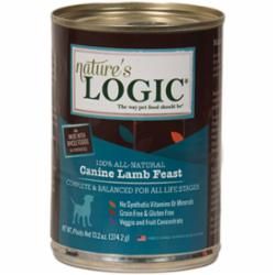 NATURES LOGIC DOG LAMB 13.2OZ