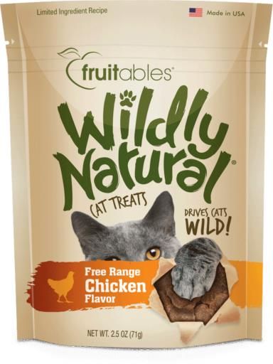 Wildly Natural Cat Treats Chicken  2.5oz