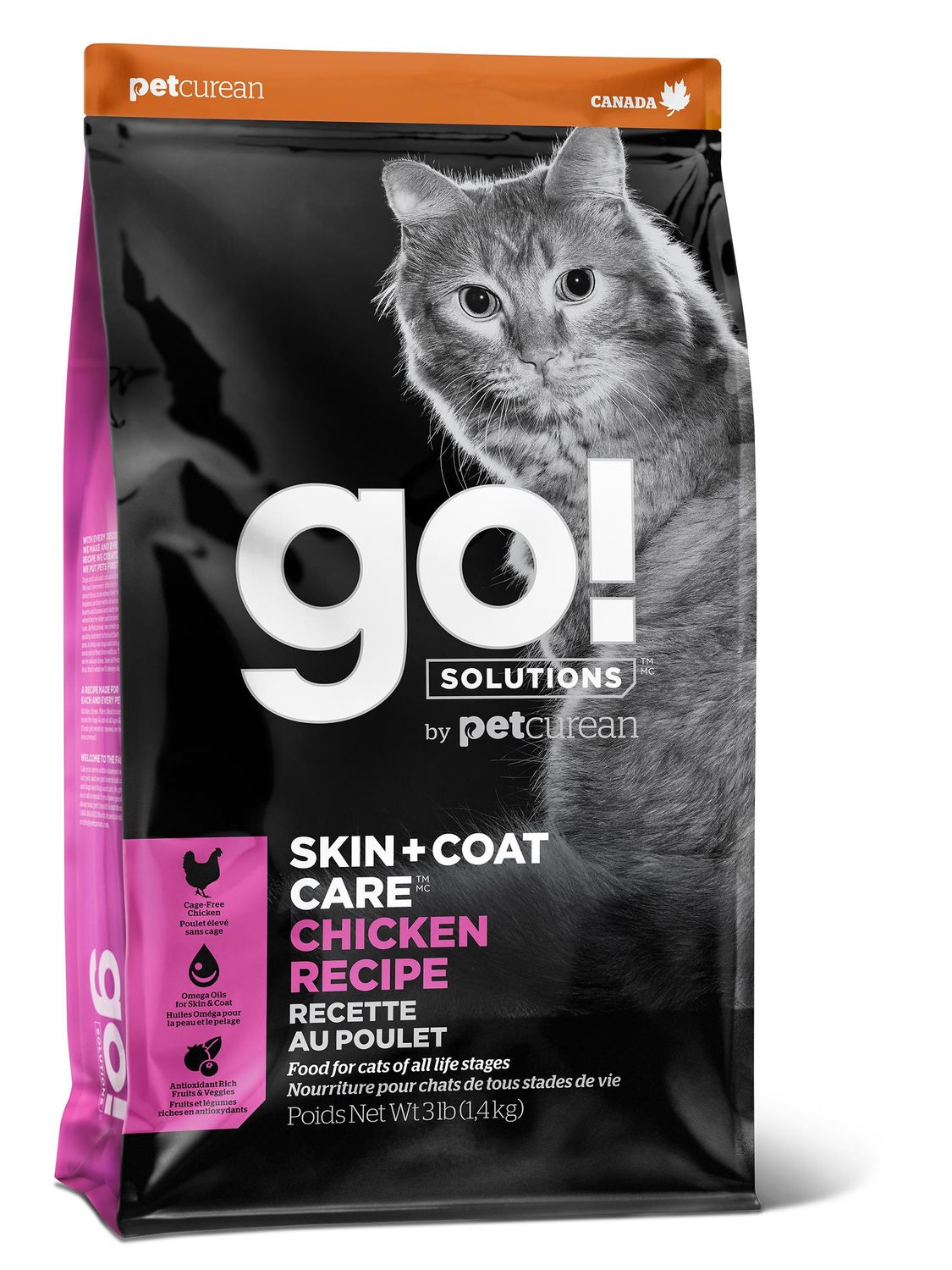 Go! Skin + Coat Care Chicken Recipe for Cats  3 lb