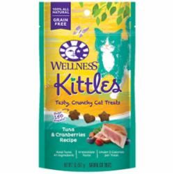 WELLNESS CAT KITTLES TUNA CRANBERRY 2OZ 14 COUNT